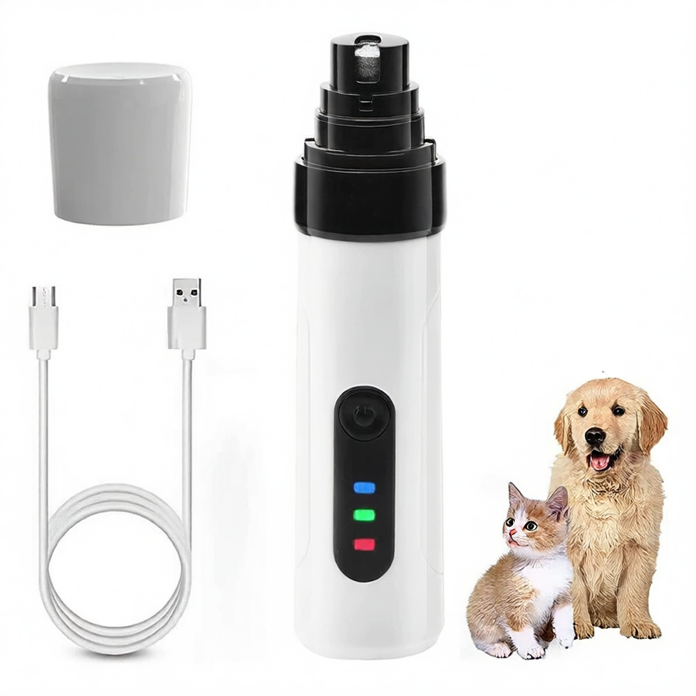 Rechargeable Pet Nail Grinder with LED Light
