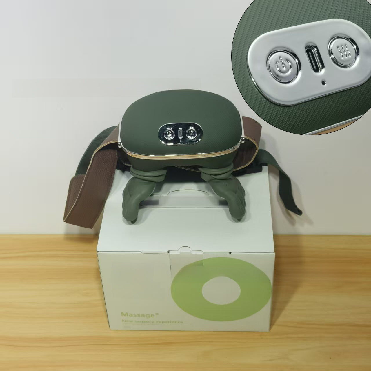 Portable Shoulder and Neck Massager with Heat Therapy for Muscle Relief and Relaxation