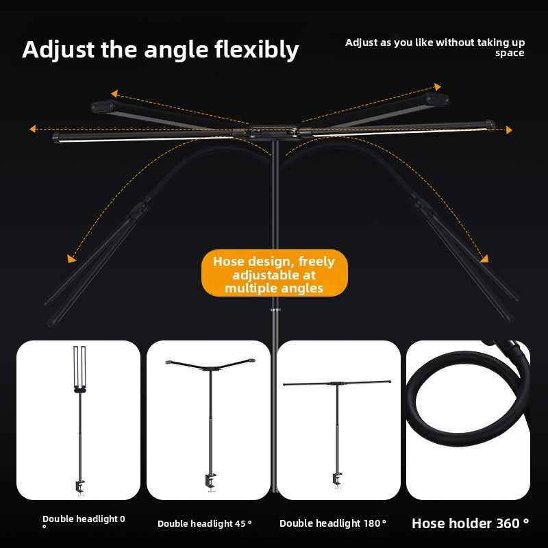 Aluminum LED lamp heads with AA-grade uniform illumination and high CRI