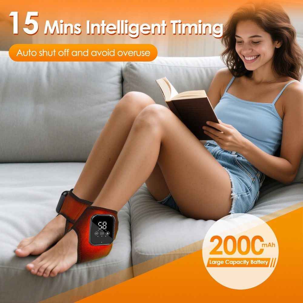 Portable electric foot and ankle massager