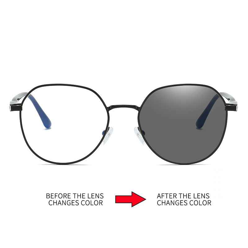 Trendy milk tea colored anti-blue light computer glasses