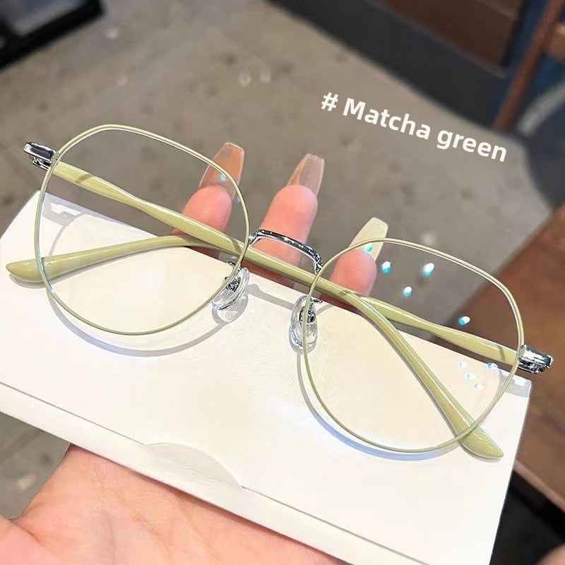 Anti Blue Light Photochromic Metal Frame Glasses