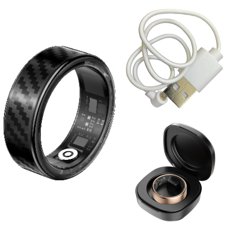 Smart health ring with magnetic charging cable