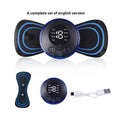 Portable EMS Muscle Stimulation Massager with Gel Pads